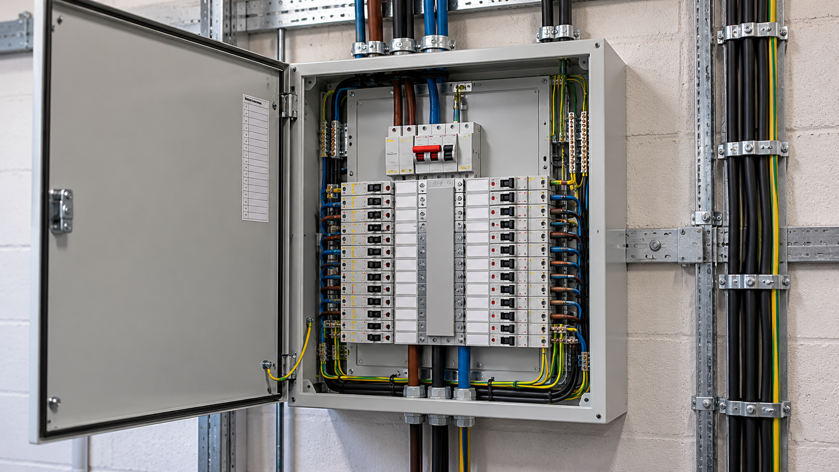 Picture of an electrical fuseboard
